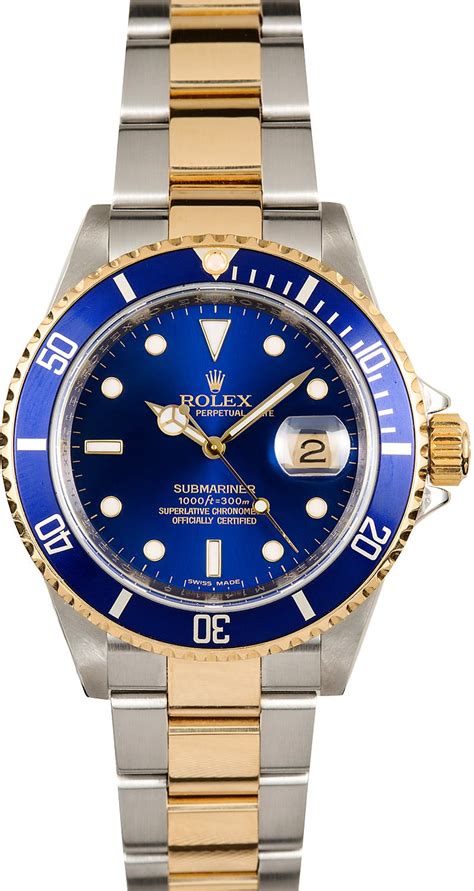 rolex submariner 16613 dial blu|rolex submariner 16610 valore.